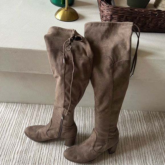 Marc fisher Brown suede Over-the-Knee Boots - Picture 7 of 7